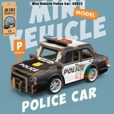 Mini Vehicle Police Car : 68023